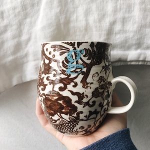 Letter “g” Anthropologie mug
